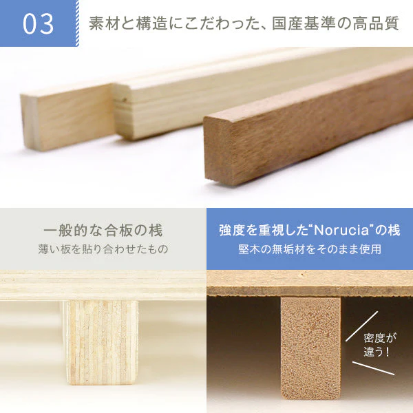 日本製 照明付きチェストベッド ブラウン - Image 4
