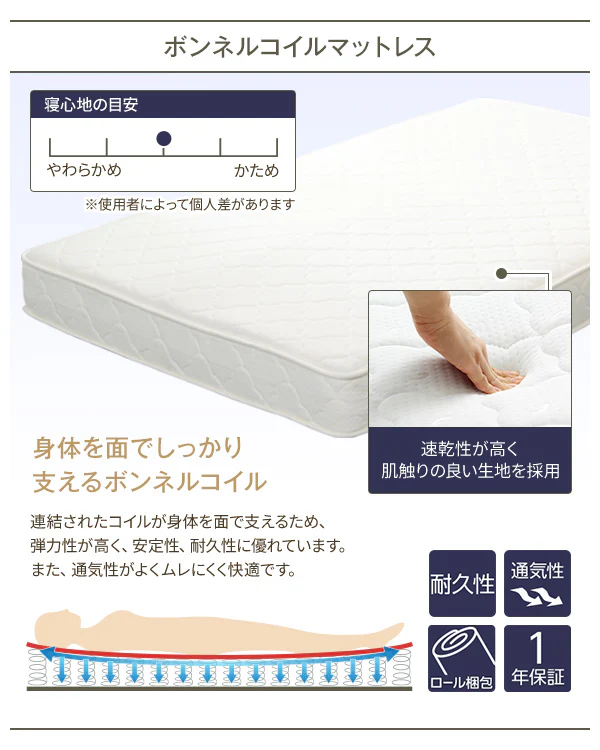 頑丈ロフトベッド ブラック - Image 9
