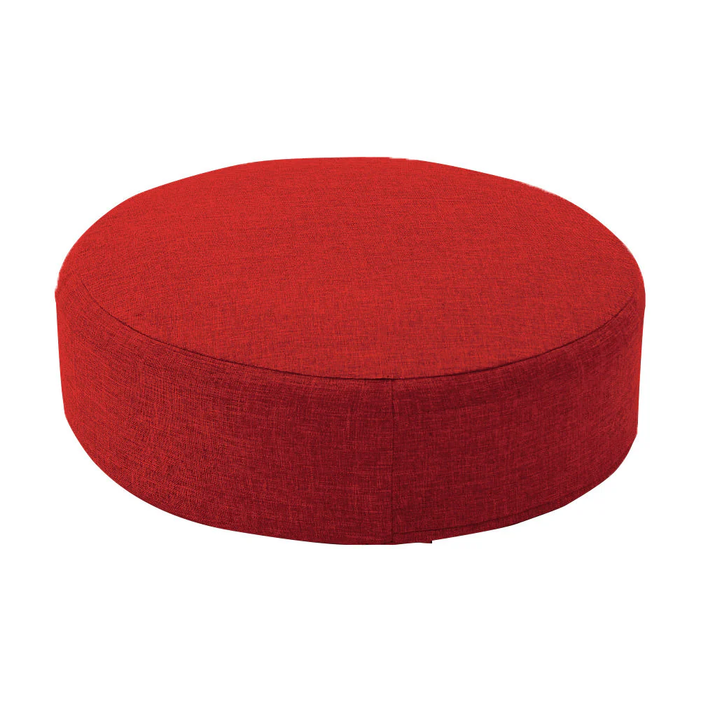 極厚 低反発クッション 『Pastel パステル』 スクエア レッド - Image 10