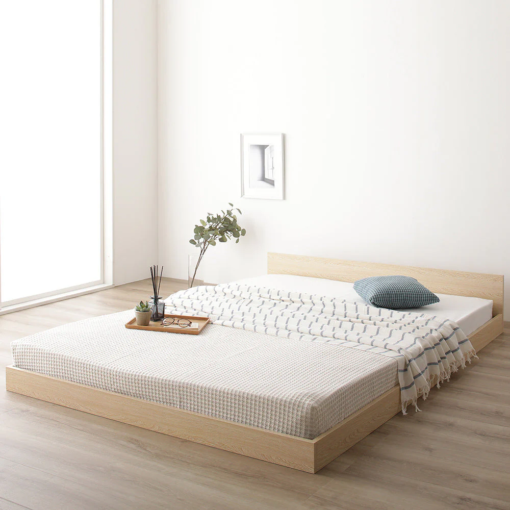 一枚板ヘッドボード フロアベッド ナチュラル - Image 17