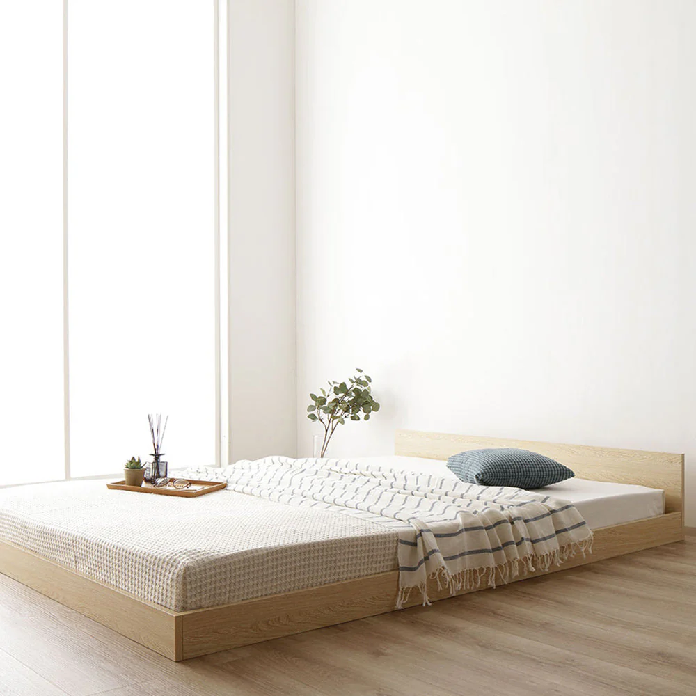 一枚板ヘッドボード フロアベッド ナチュラル - Image 18