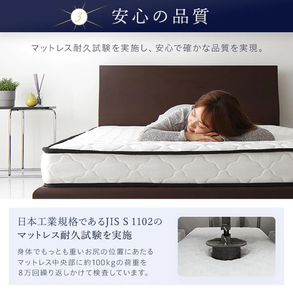 快眠ボンネルコイルマットレス - Image 10