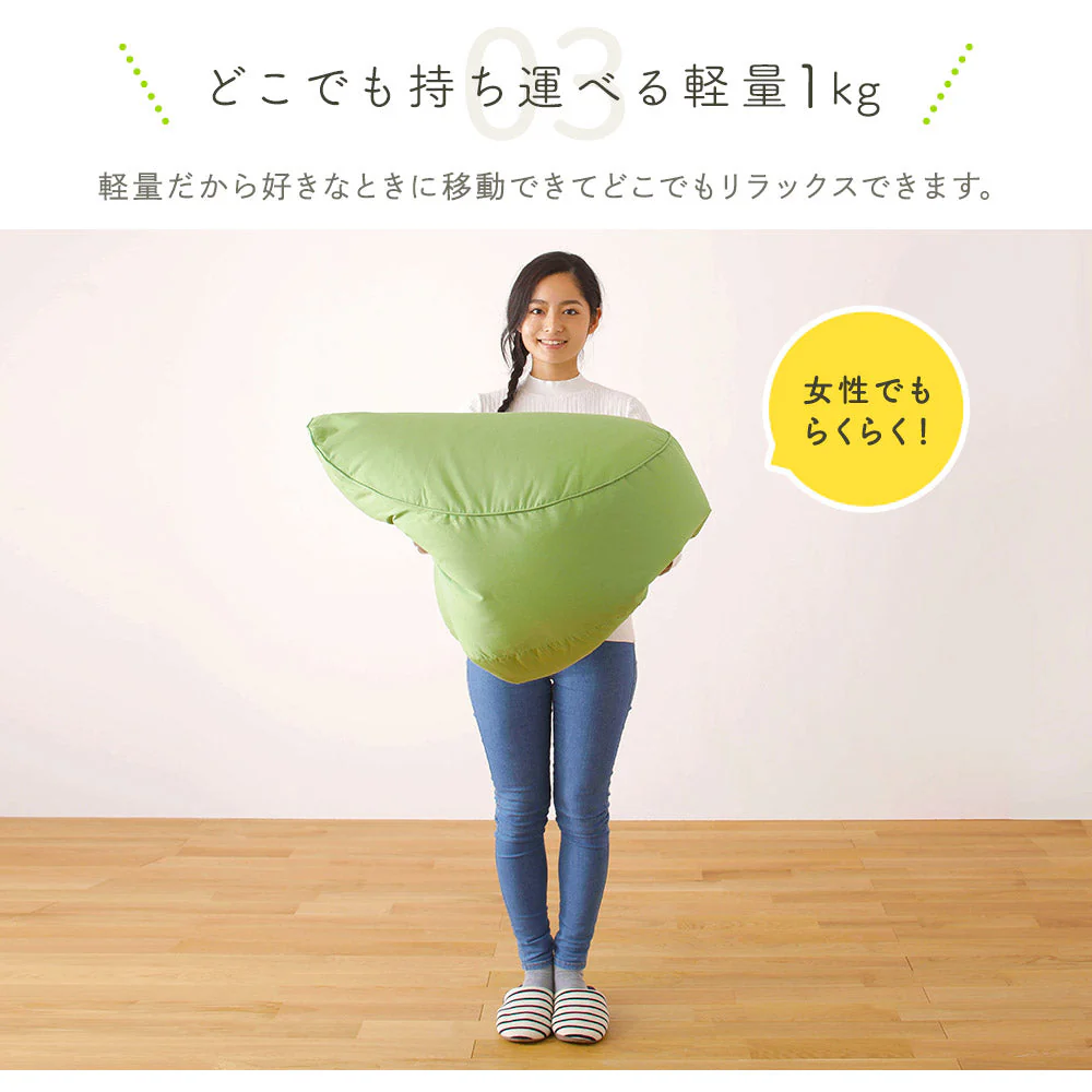 ビーズクッション しずく型タイプ ブラウン - Image 5