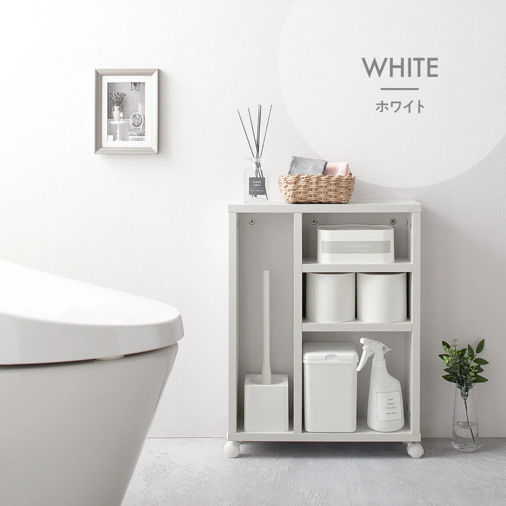 トイレ収納ラック ナチュラル - Image 4