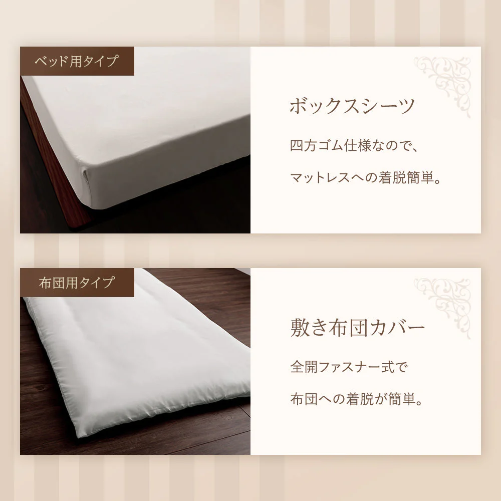 ホテルタイプ シーツセット 布団用 ブルーグリーン - Image 7