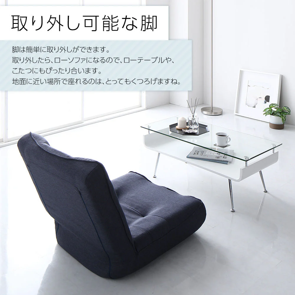 日本製 リクライニング ハイバックソファ 1人掛け単品 PVC生地 ブラウン - Image 11
