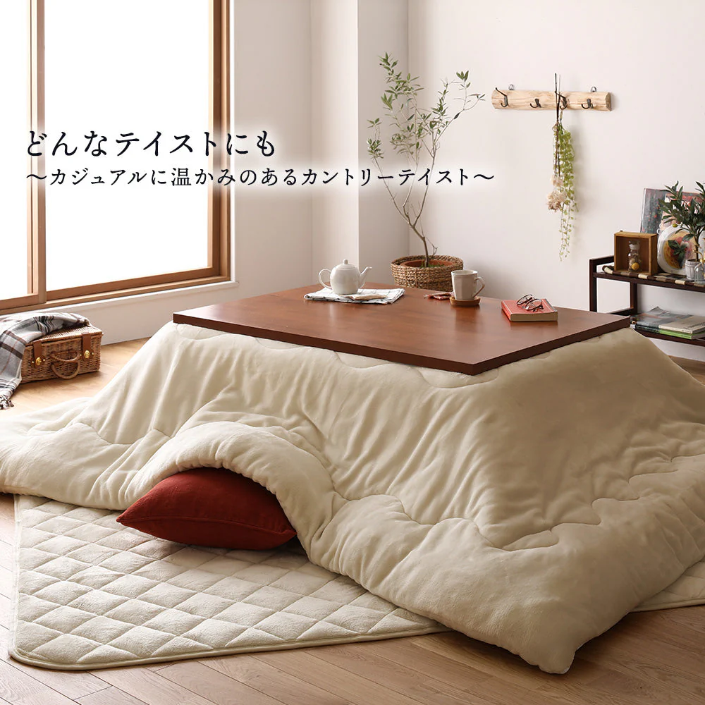 フランネルこたつ 敷き布団 単品 長方形(約)190×240cm ブラウン - Image 17
