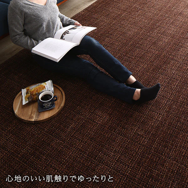 サンゴマイヤー素材 こたつ敷き布団 200×300cm オレンジ - Image 22