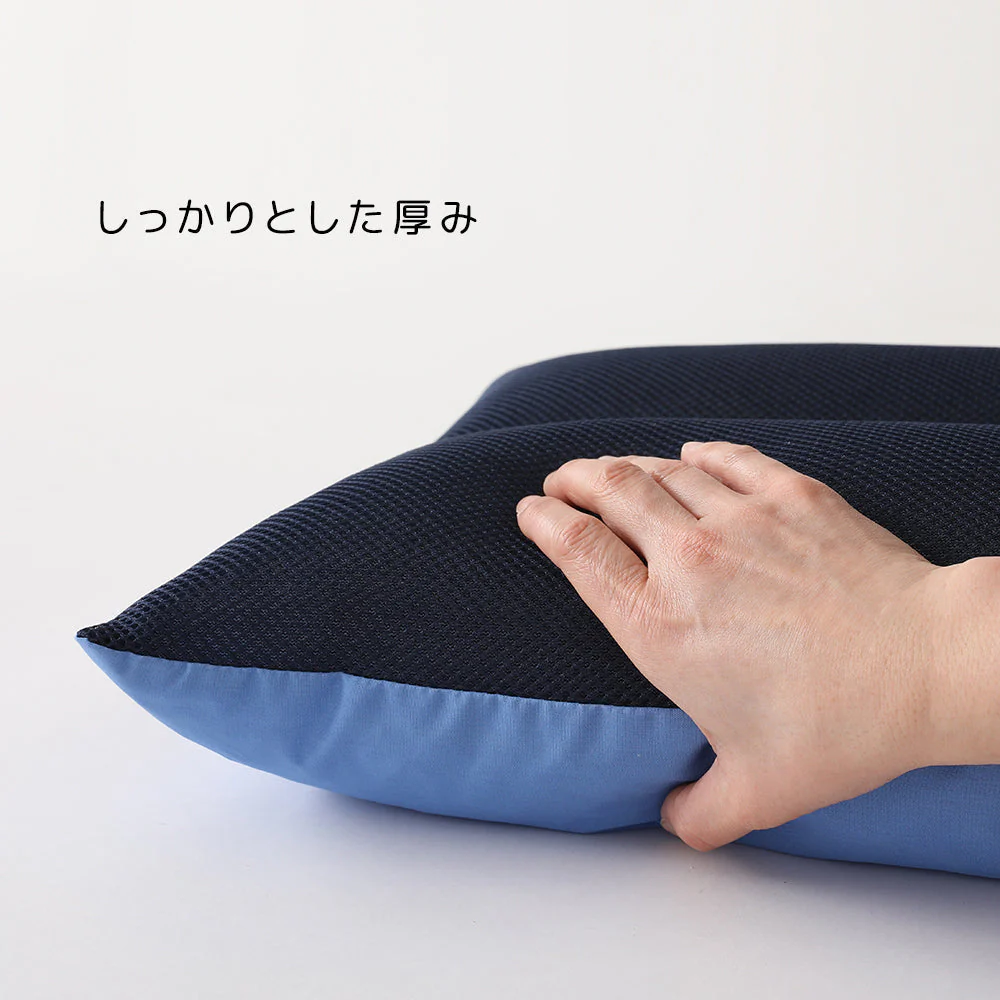 いびきのことを考えた枕:枕カバー付き(ブルー) - Image 10