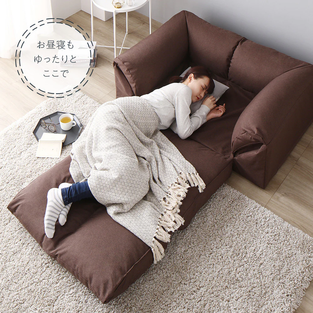 日本製 3WAYソファベッド グレー - Image 13