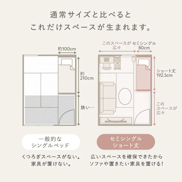 高さ調整可能 パイン材 すのこベッド『Aerus アエラス』 ブラウン - Image 17