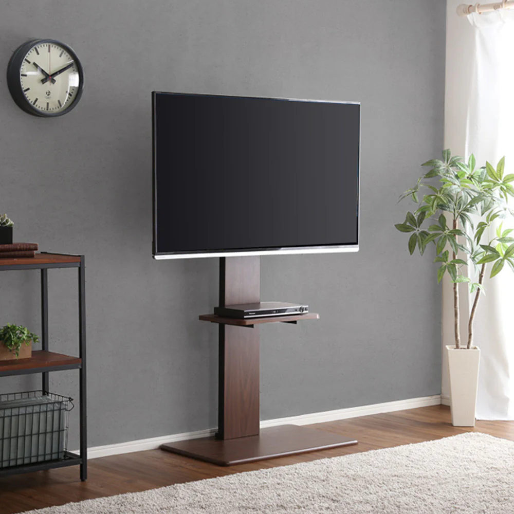 壁寄せTVスタンド（240度スイングタイプ） ハイタイプ 棚無し ホワイト - Image 17