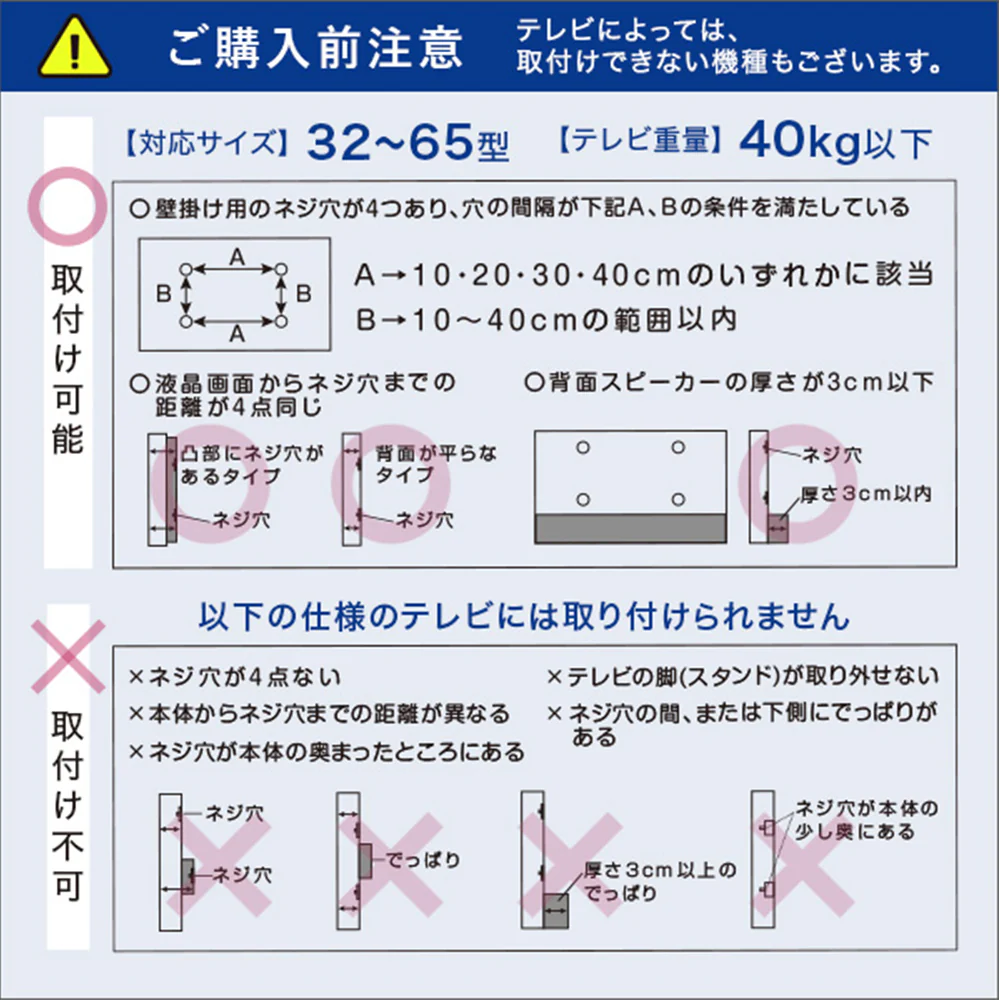 八角形 壁寄せTVスタンド（240度スイングタイプ） ホワイト - Image 12