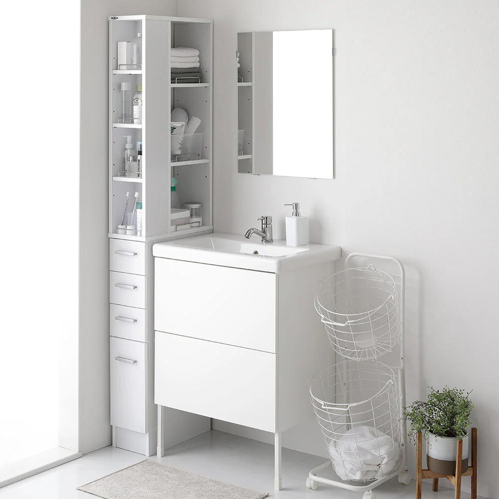 すきま 収納ラック 幅25cm ナチュラル - Image 19