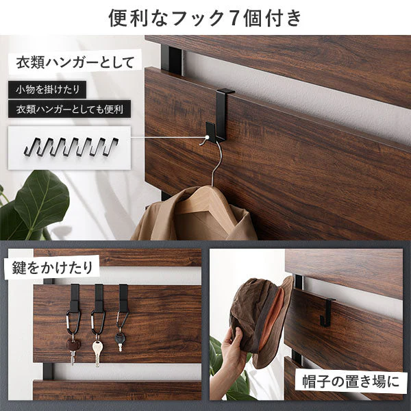 ウォールラック 突っ張り棚用 追加棚[幅40] ナチュラル - Image 12