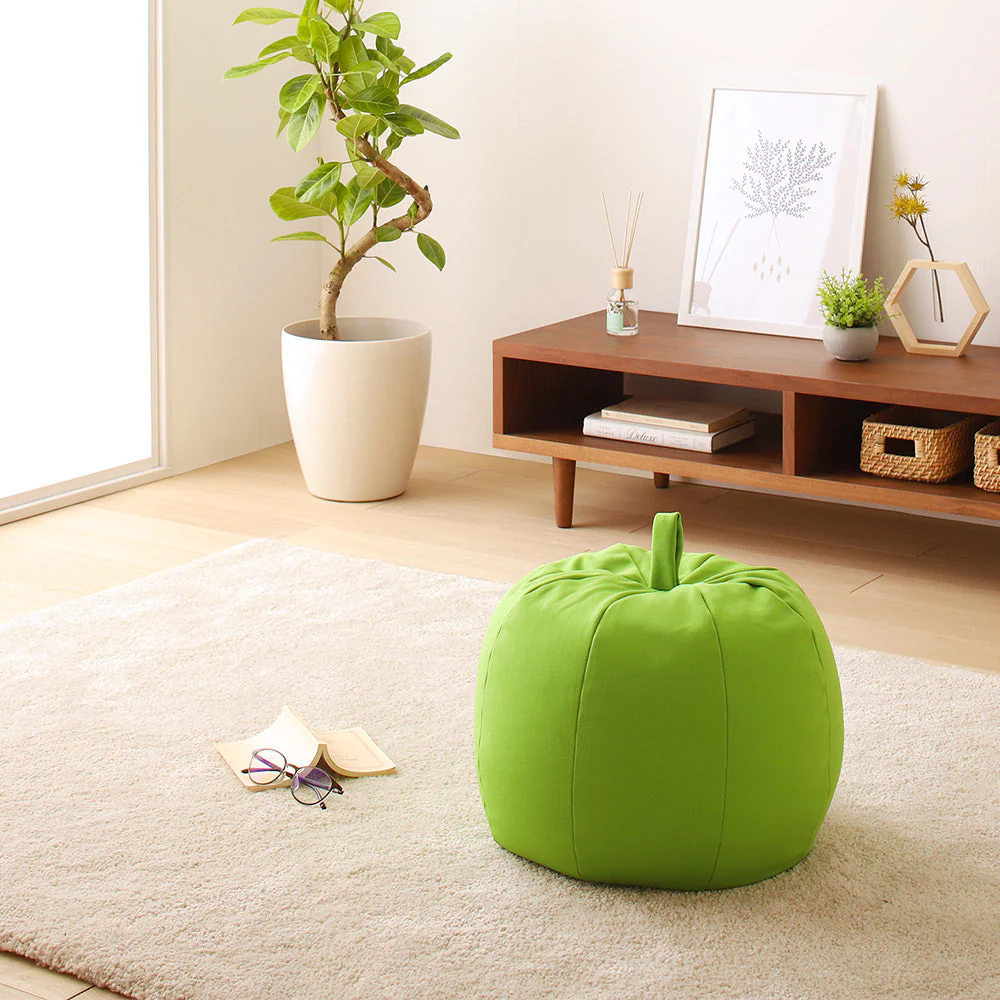 リンゴ型 ビーズクッション 単品（スモール） ブラウン - Image 30