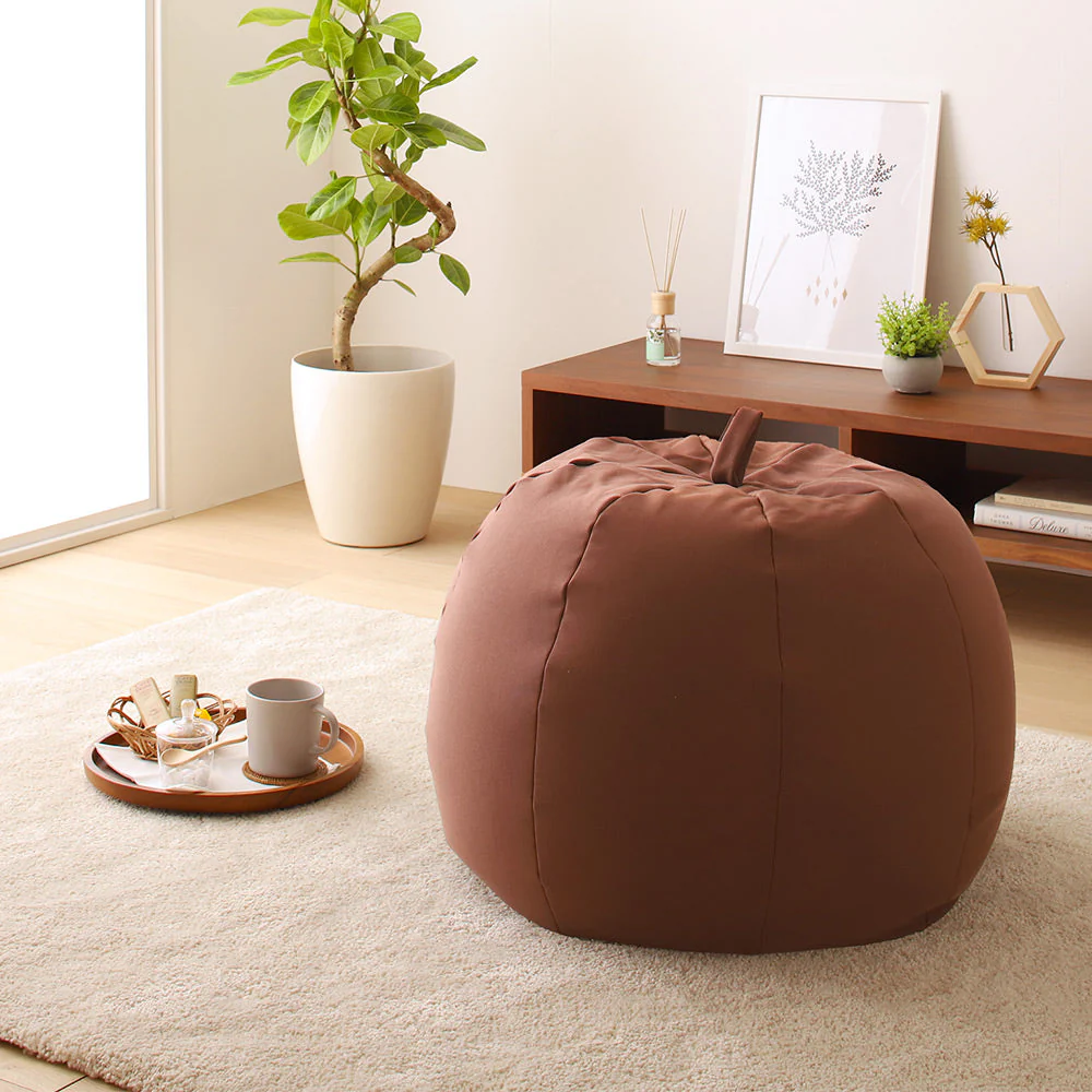 リンゴ型 ビーズクッション 単品（スモール） ピンク - Image 27