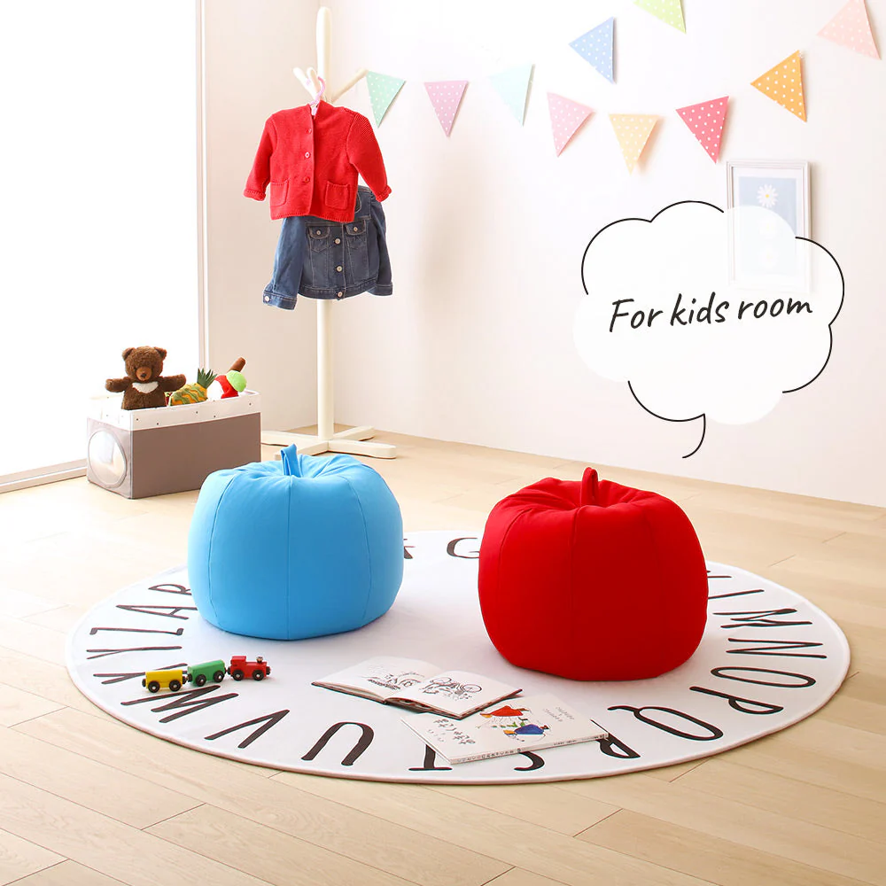 リンゴ型 ビーズクッション 単品（スモール） レッド - Image 14