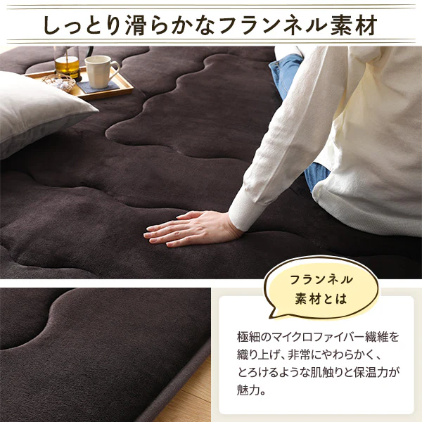 厚さ3センチ洗えるこたつ敷布団 大判長方形(220×300cm) - Image 6
