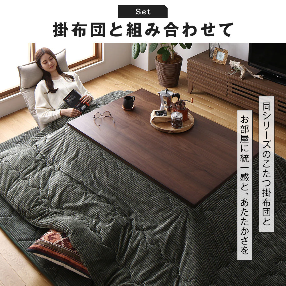 コーデュロイ調 極厚こたつ敷き布団 単品 約185×240cm オレンジ - Image 13