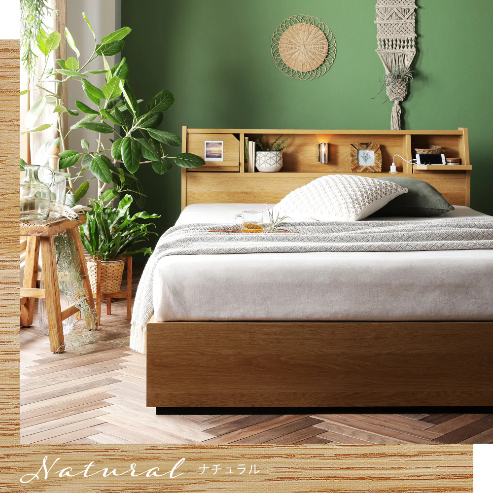 日本製 照明付き収納ベッド『BERDEN  ベルデン』 ホワイト - Image 7