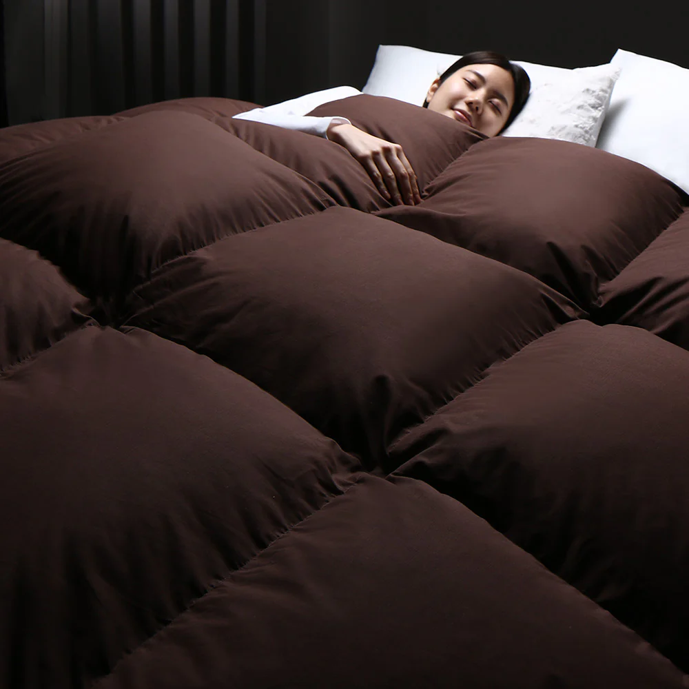 日本製 羽毛掛け布団 ダウン率90% アイボリー - Image 16
