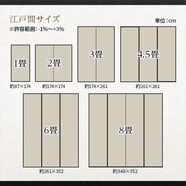 洗える い草調 ラグマット 日本製 江戸間3畳(約174×261cm) ブラウン - Image 15