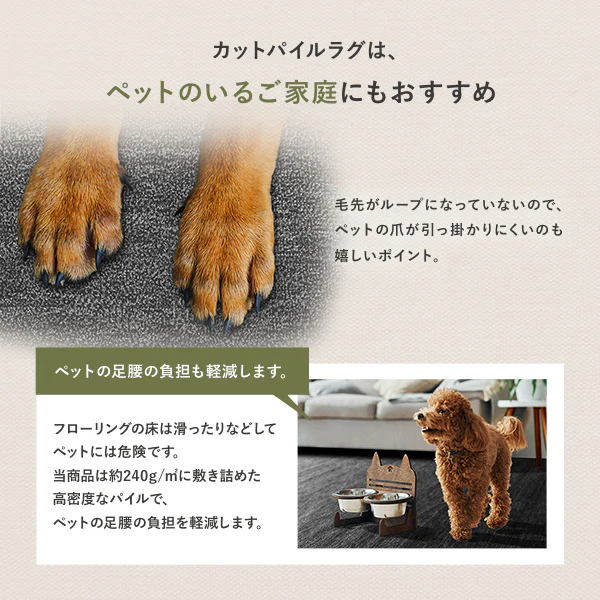 フリーカット 平織カーペット グリーン - Image 8