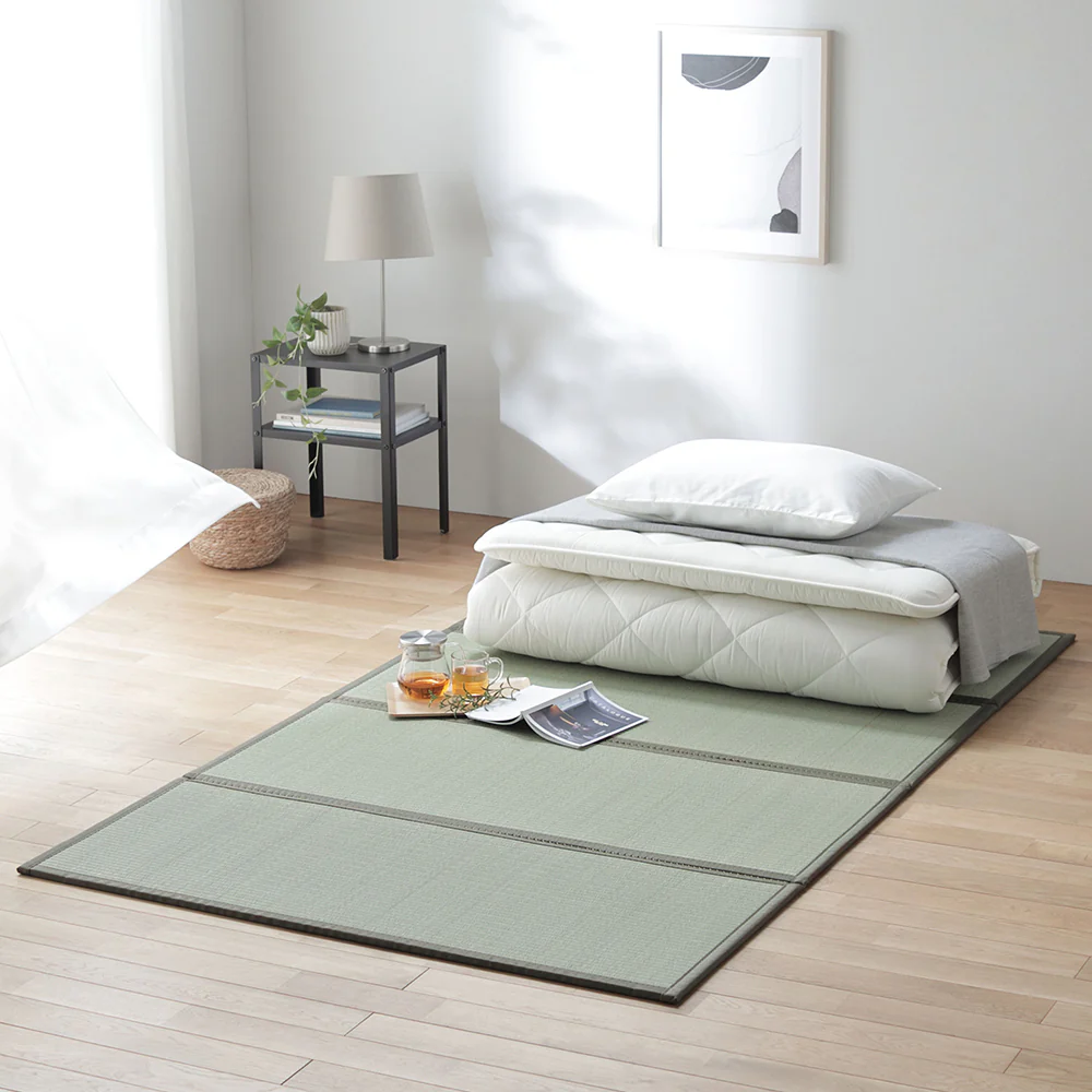 天然い草 4つ折り 畳マットレス 単品 双目織 - Image 20