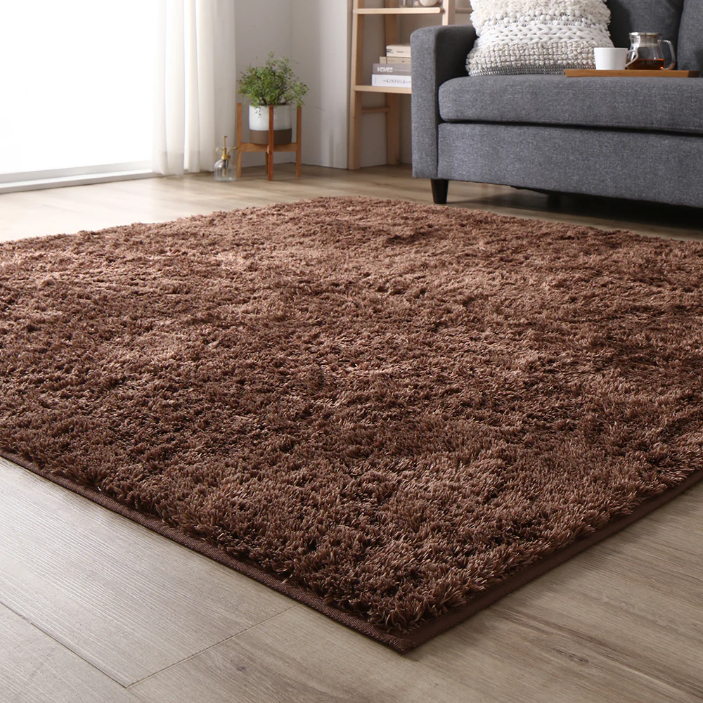 洗えるシャギーラグ 制菌加工 【1.5畳(約130×185cm)】 グレー - Image 18
