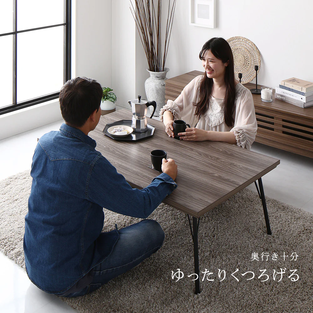 アイアンデザインこたつテーブル 幅115cm 単品 - Image 13