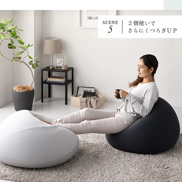 【専用カバー】サークル型 ビーズクッション『Ingram イングラム』 - Image 18