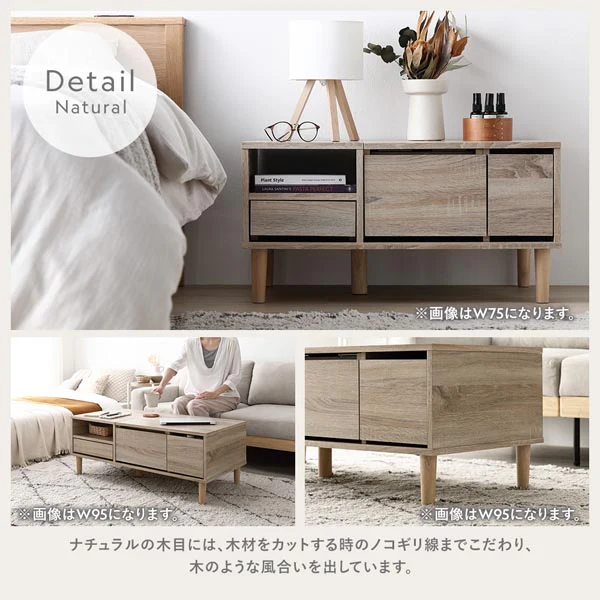たっぷり収納できるドレッサーテーブル 幅75cm ホワイト - Image 18