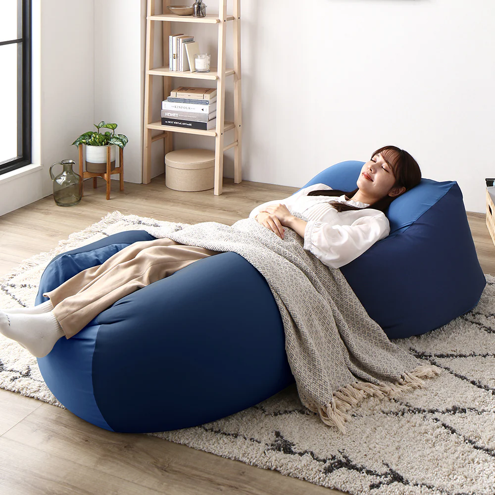 日本製 ビーズクッション 『STIIBO』 2個セット ブラウン・ブラウン - Image 36