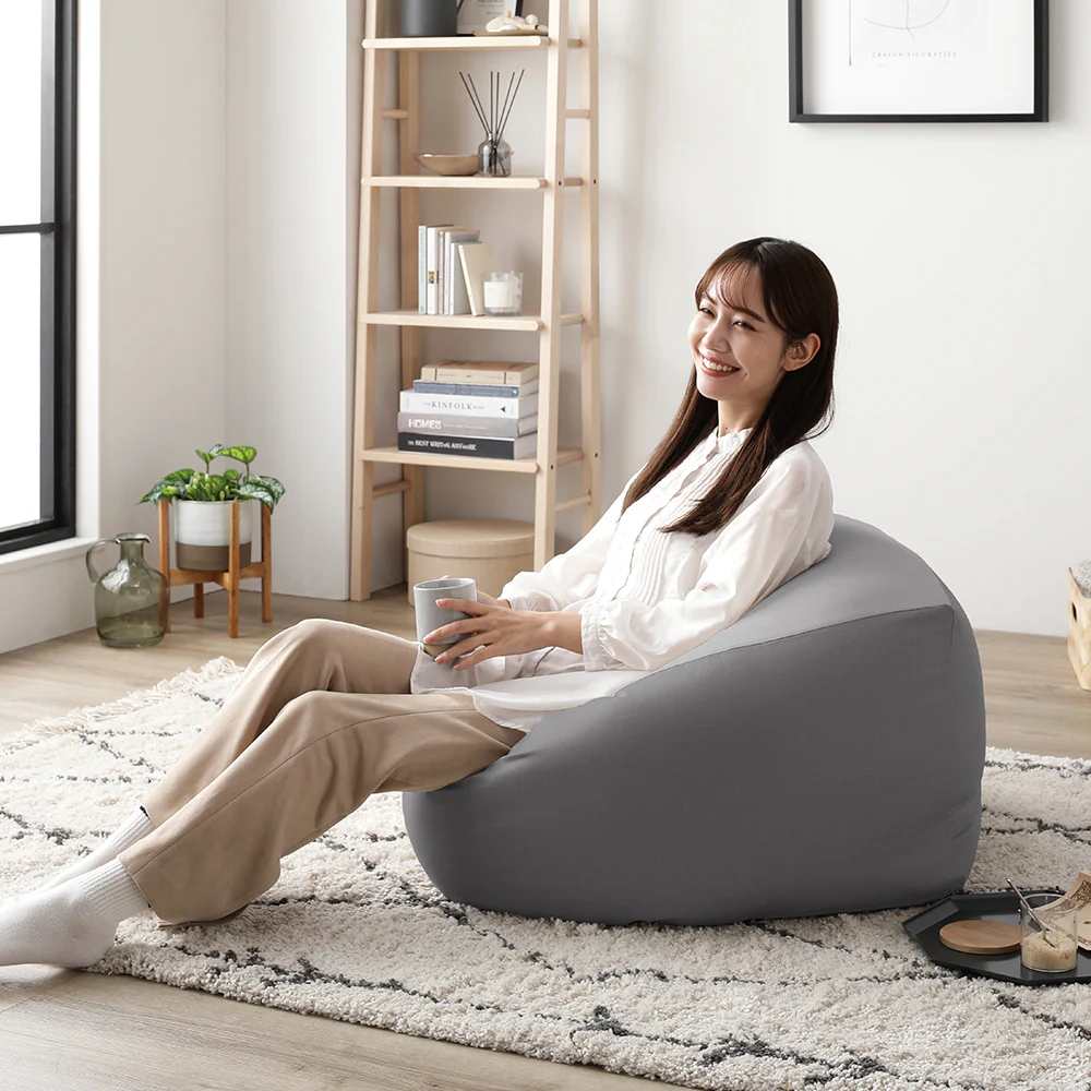 日本製 ビーズクッション 『STIIBO』 単品 グレージュ - Image 27