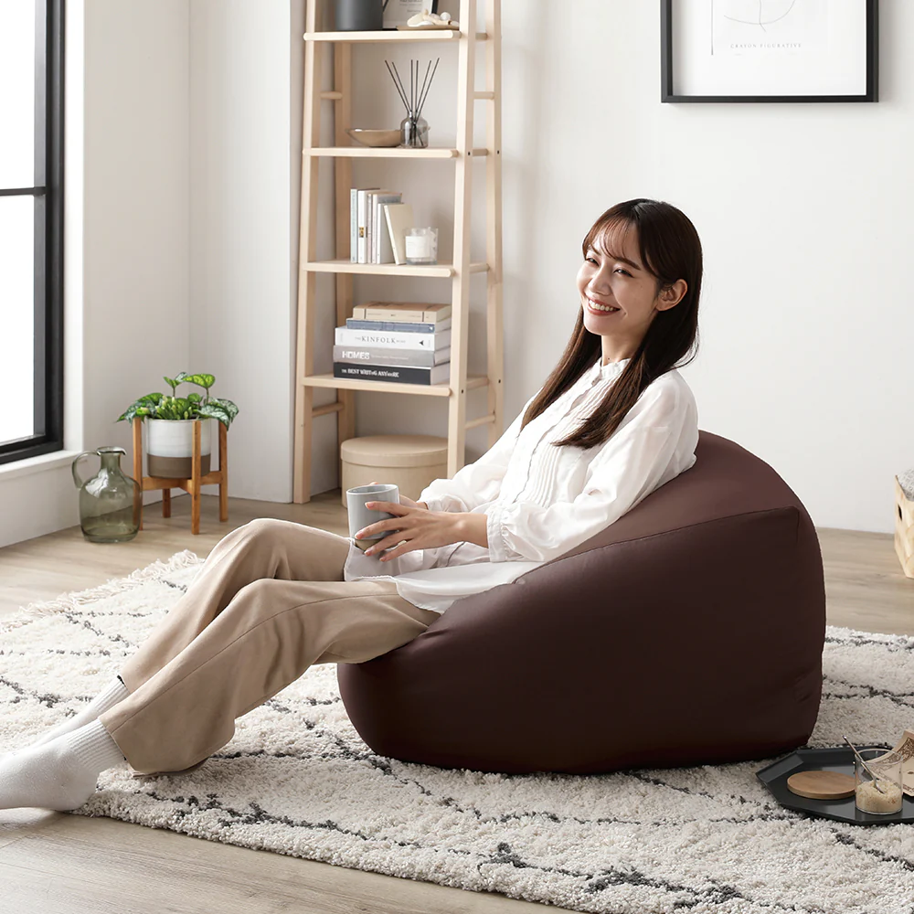 日本製 ビーズクッション 『STIIBO』 単品 グレージュ - Image 29