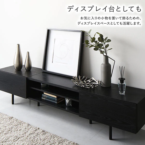 異素材MIX ワイド テレビボード 『Stova ストーヴァ』 幅150cm ナチュラル - Image 20