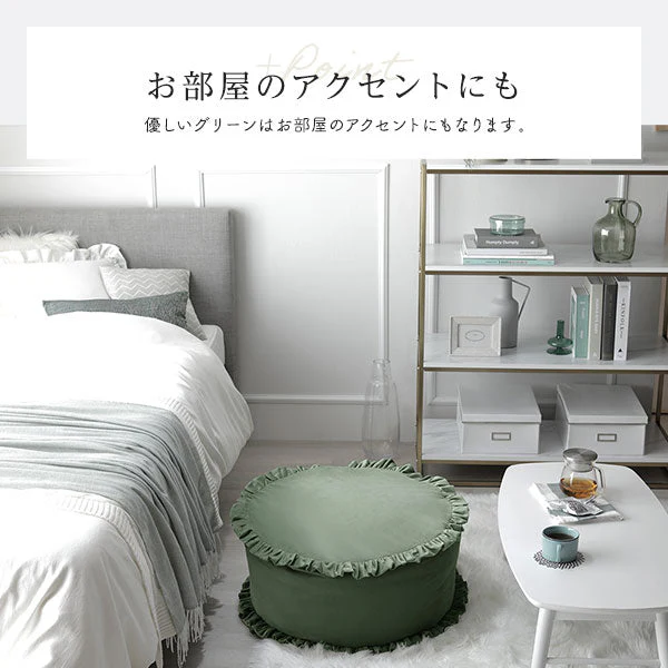ニュアンスカラー 布団が収納できるクッションカバー パールグレー - Image 11