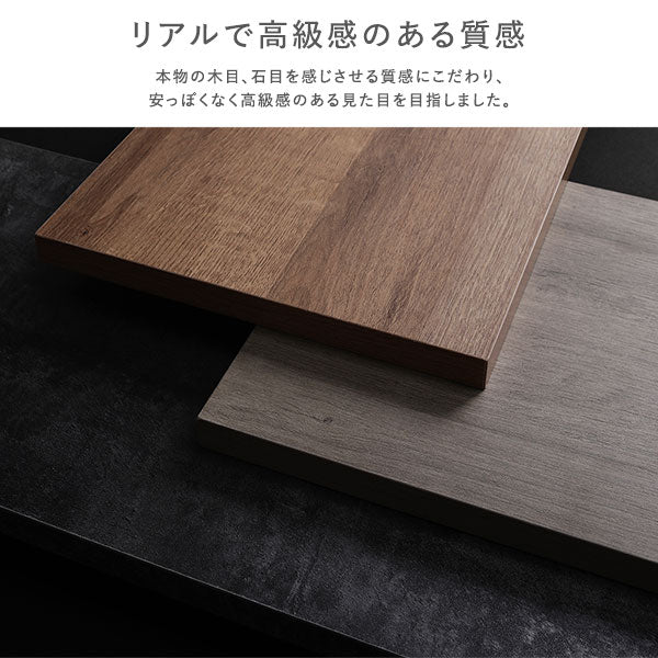 ホテルスタイルベッド LED照明・引き出し収納付き 2台セット『Rizon ライゾン』ヴィンテージブラウン - Image 9