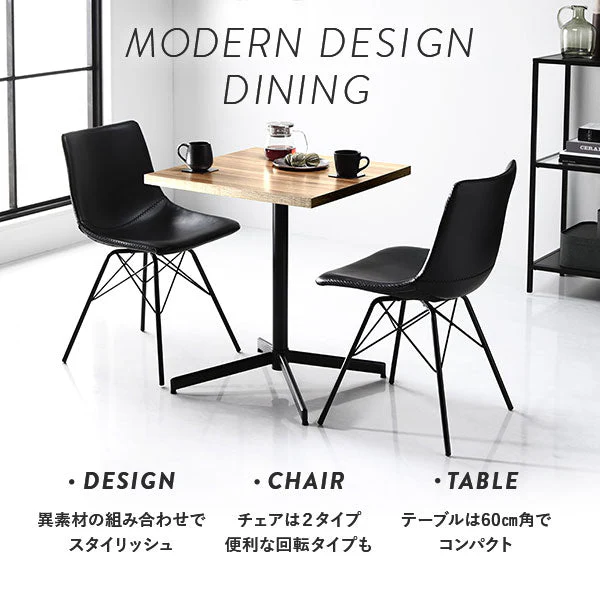 一本脚 カフェテーブル ハイタイプ 幅60cm ストーングレー - Image 2