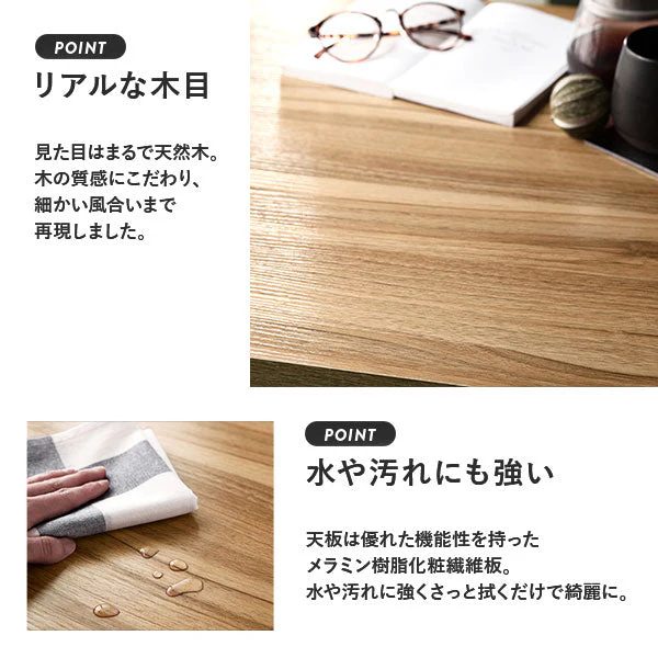 2人掛けダイニング3点セット（幅60cmテーブル/ストーングレー+回転タイプチェア2点/ダークグレー） - Image 13