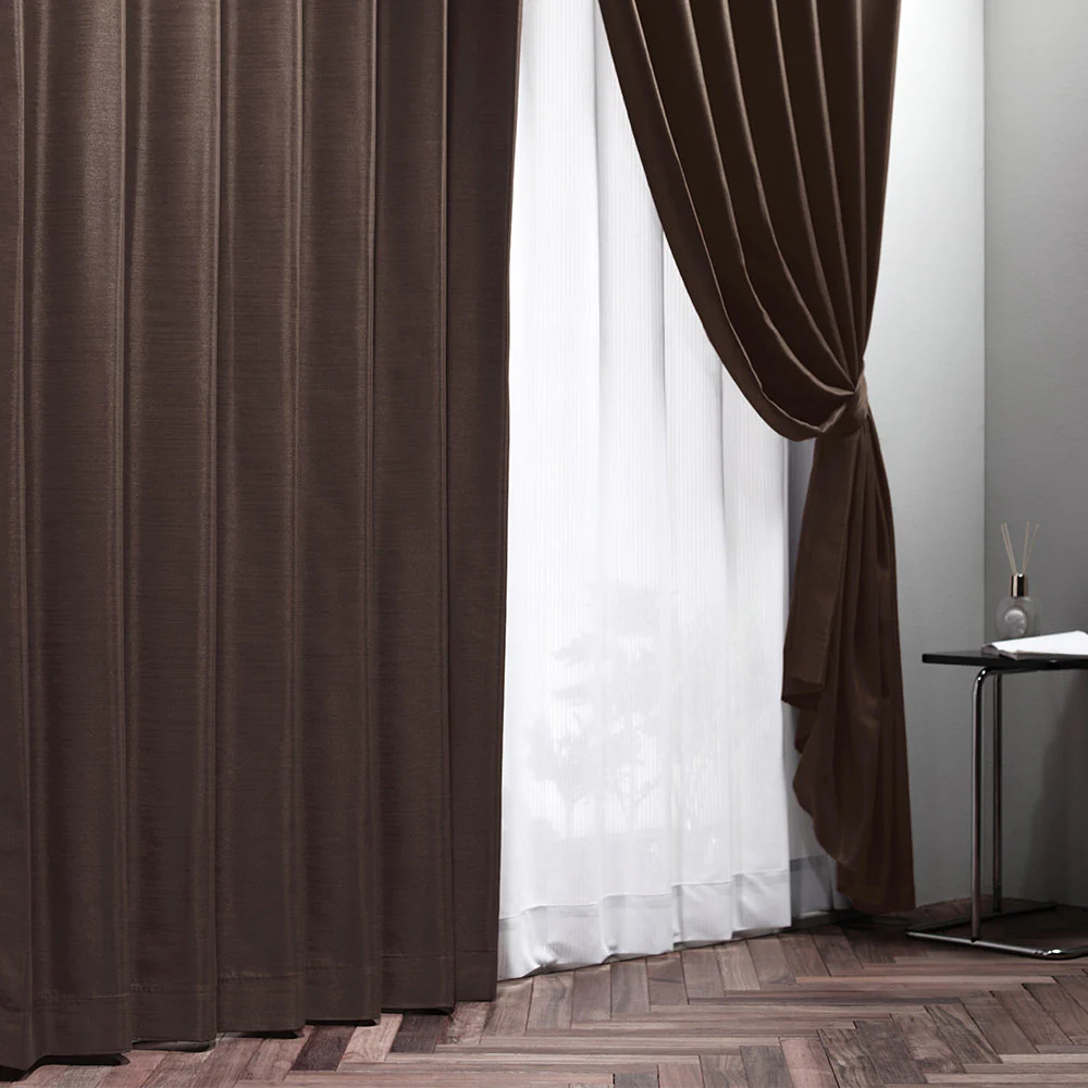 【ドレープ2枚】日本製 2級遮光 和の美しい色合いと光沢の上質カーテン 幅100cm×2枚 アイボリー（砂丘） - Image 35