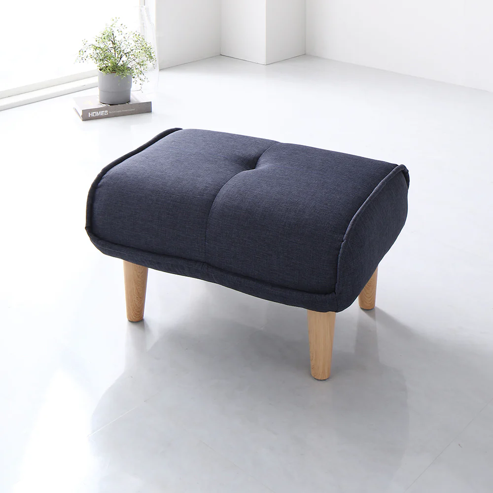 日本製 ポケットコイル オットマン単品 PVC生地 アイボリー - Image 17