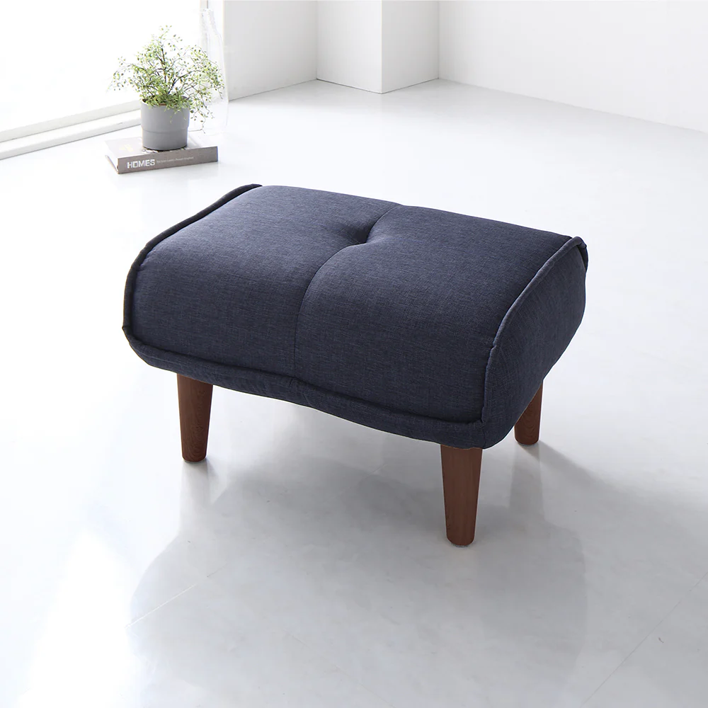 日本製 ポケットコイル オットマン単品 PVC生地 アイボリー - Image 18