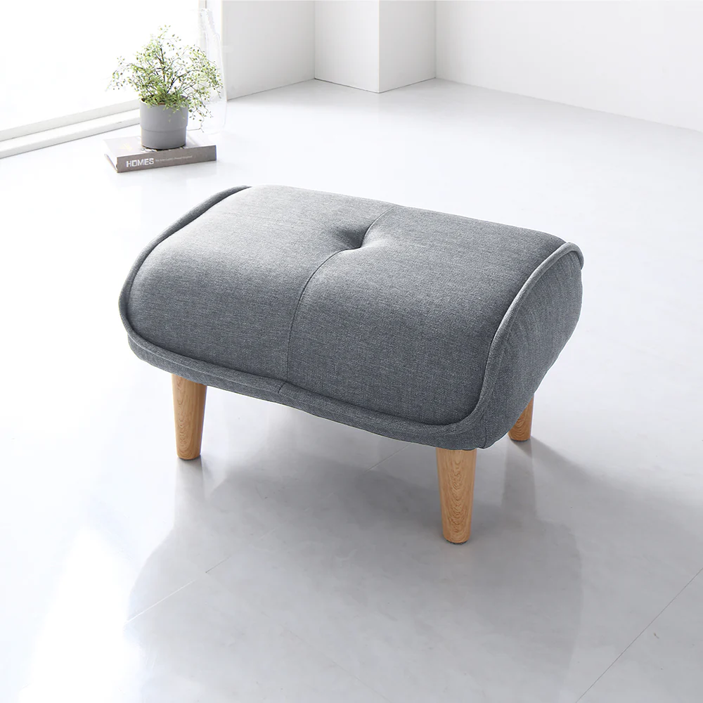 日本製 ポケットコイル オットマン単品 PVC生地 アイボリー - Image 19