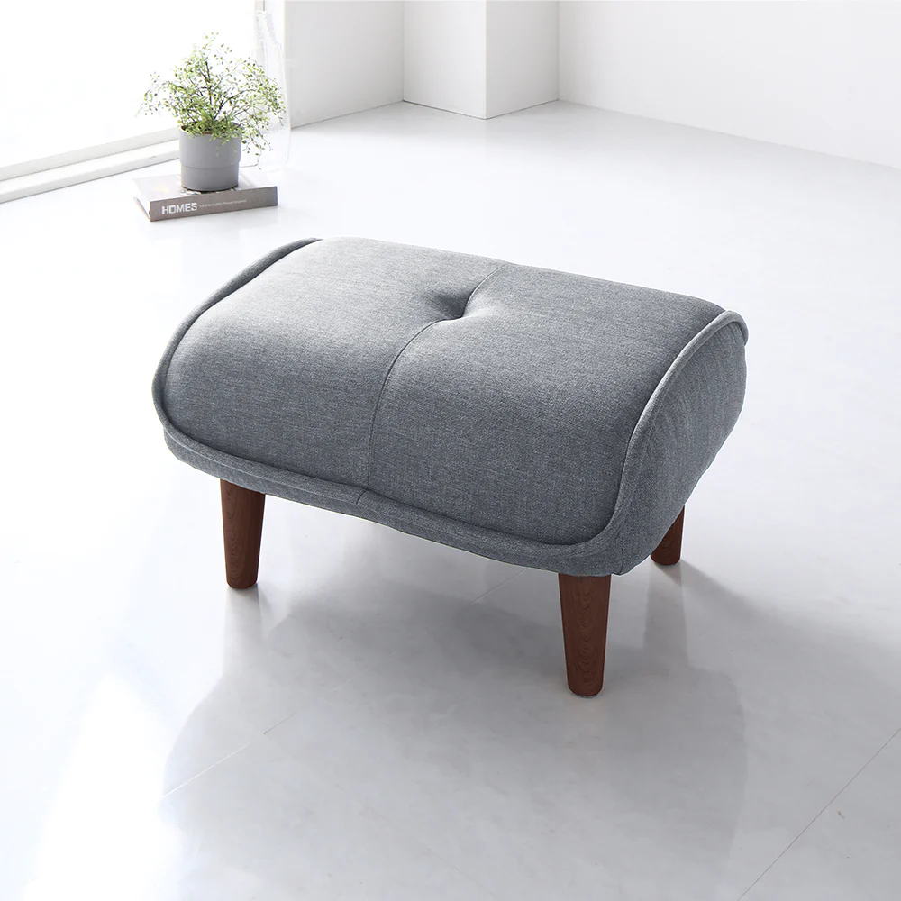 日本製 ポケットコイル オットマン単品 PVC生地 アイボリー - Image 20