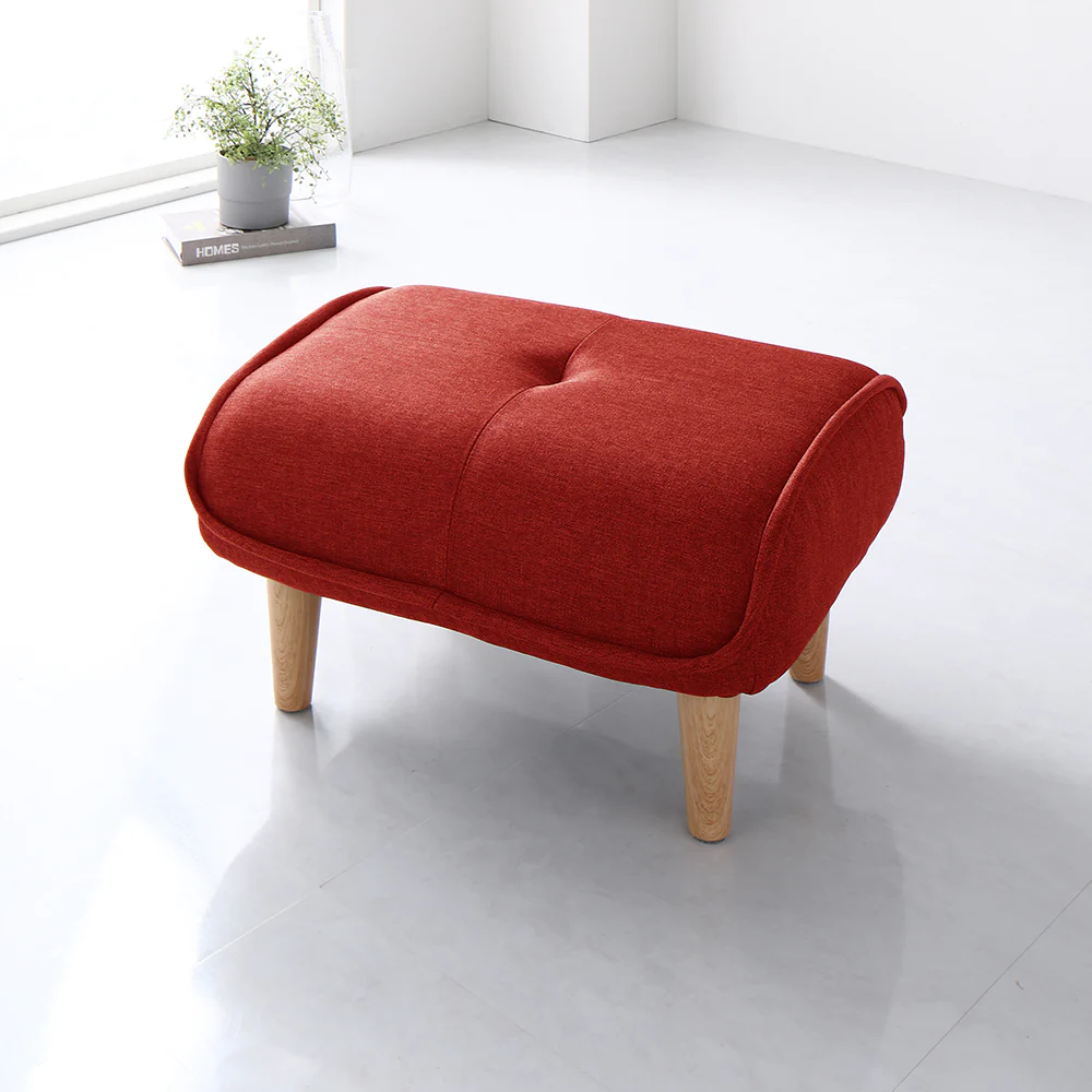 日本製 ポケットコイル オットマン単品 PVC生地 アイボリー - Image 27