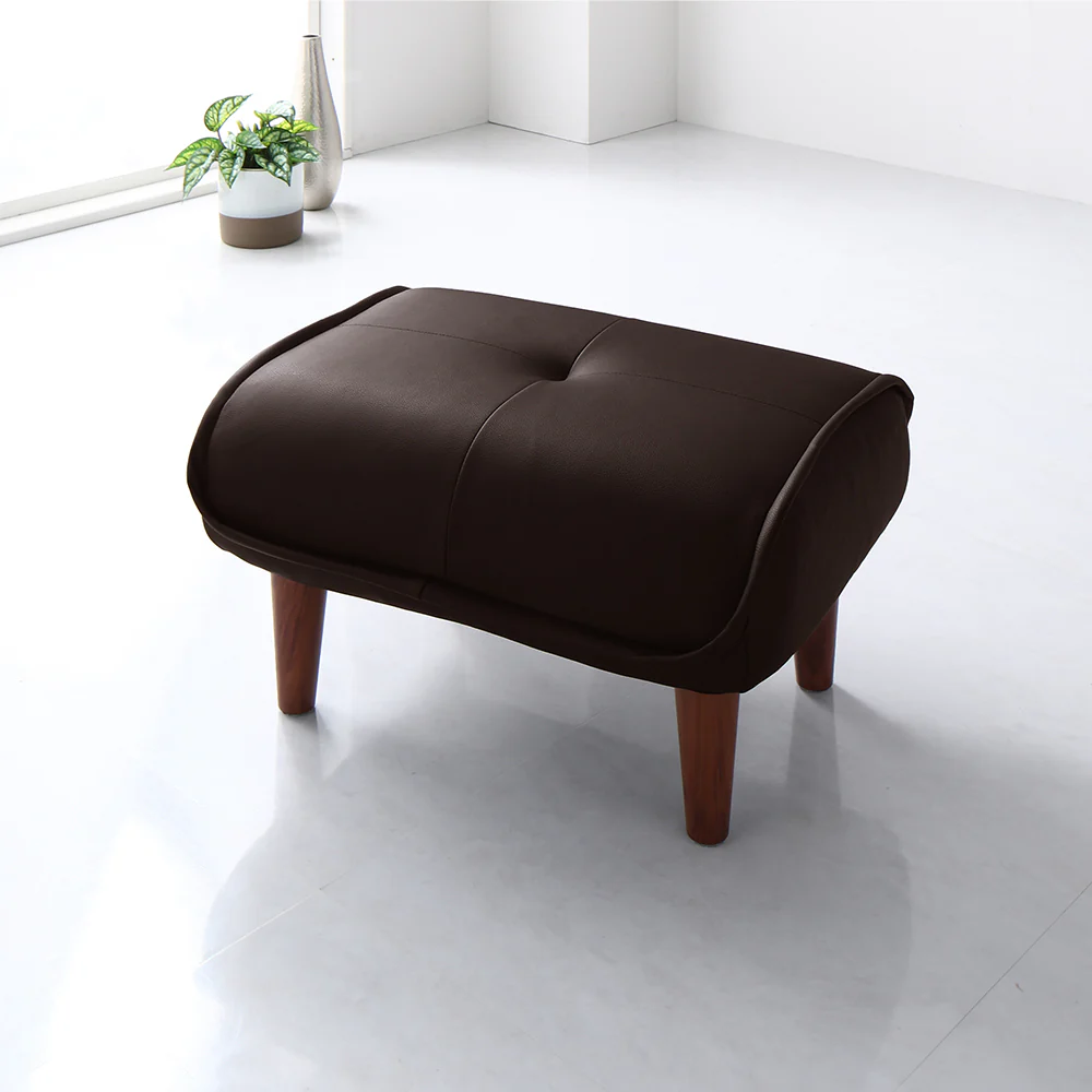 日本製 ポケットコイル オットマン単品 PVC生地 アイボリー - Image 33