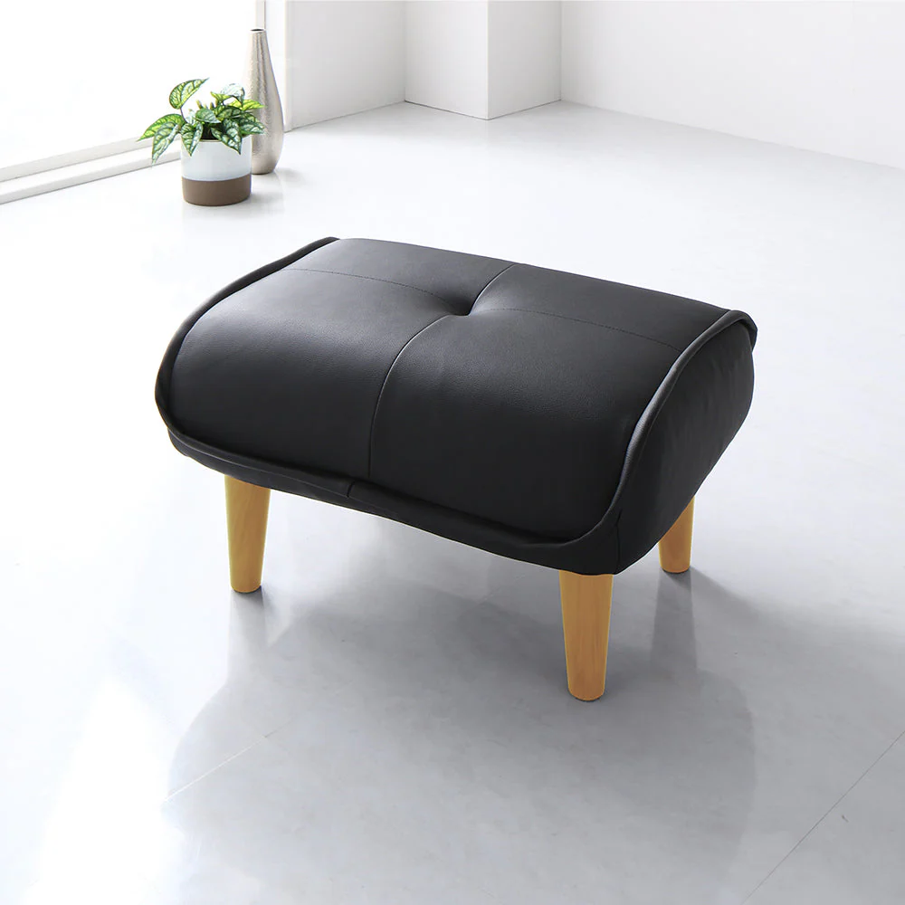 日本製 ポケットコイル オットマン単品 ファブリック生地 アッシュグレー - Image 30