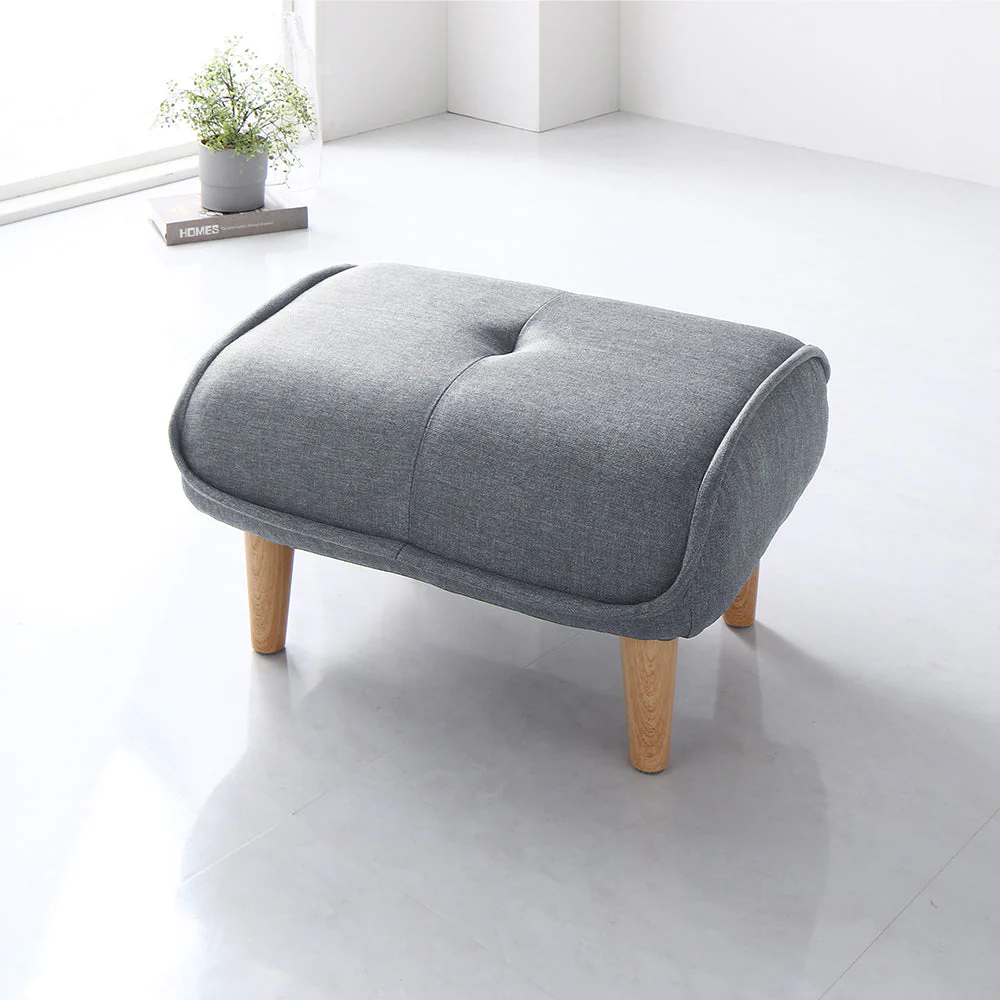 日本製 ポケットコイル オットマン単品 PVC生地 ブラック - Image 19